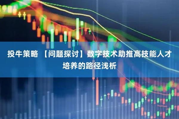 投牛策略 【问题探讨】数字技术助推高技能人才培养的路径浅析