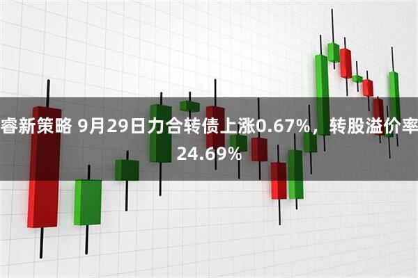 睿新策略 9月29日力合转债上涨0.67%，转股溢价率24.69%